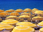FRANCE, Provence, Cote d'Azure, CANNES, beach parasols, FRA222JPL