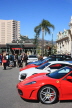 FRANCE, Provence, Cote d'Azure, MONACO, Monte Carlo, Casino Square, parked Ferrari, FRA2560JPL