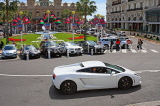FRANCE, Provence, Cote d'Azure, MONACO, Monte Carlo, Casino Square and sports car, FRA2557JPL