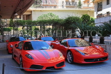 FRANCE, Provence, Cote d'Azure, MONACO, Monte Carlo, Ferrari cars at showroom, FRA2555JPL