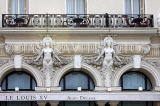 FRANCE, Provence, Cote d'Azure, MONACO, Monte Carlo, Le Louis XV restaurant facade, FRA2445JPL