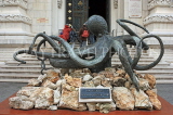 FRANCE, Provence, Cote d'Azure, MONACO, Monte Carlo, Octopus sculpture by Emma de Sigaldi, FRA2426JPL