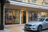 FRANCE, Provence, Cote d'Azure, MONACO, Monte Carlo, Prada shop front, FRA2401JPL