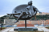 FRANCE, Provence, Cote d'Azure, MONACO, Monte Carlo, Tebe in Costume sculpture, FRA2448JPL