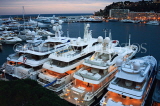 FRANCE, Provence, Cote d'Azure, MONACO, Monte Carlo, harbour and marina, luxury yachts, FRA2395JPL