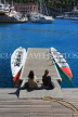 FRANCE, Provence, Cote d'Azure, MONACO, Monte Carlo, harbourfront and boat pier, FRA2533JPL