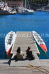 FRANCE, Provence, Cote d'Azure, MONACO, Monte Carlo, harbourfront and boat pier, FRA2534JPL