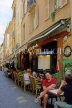 FRANCE, Provence, Cote d'Azure, MONACO, Monte Carlo, old town street cafe, FRA346JPL