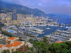 FRANCE, Provence, Cote d'Azure, MONACO, Monte Carlo, panoramic view from The Rock fortress, FRA270JPL