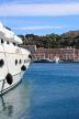 FRANCE, Provence, Cote d'Azure, MONACO, harbourfront and luxury yacht, FRA2507JPL