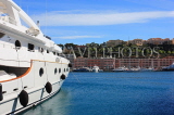 FRANCE, Provence, Cote d'Azure, MONACO, harbourfront and luxury yacht, FRA2510JPL