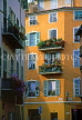 FRANCE, Provence, Cote d'Azure, NICE, Old Town house balconies, by Place Charles Felix, FRA321JPL