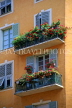 FRANCE, Provence, Cote d'Azure, NICE, Old Town house balconies, near Place Charles Felix, FRA323JPL