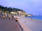FRANCE, Provence, Cote d'Azure, NICE, Promenade des Anglais and beach, FRA260JPL