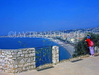 FRANCE, Provence, Cote d'Azure, NICE, coastal view from Castle Hill Park, FRA265JPL