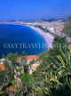FRANCE, Provence, Cote d'Azure, NICE, panoramic coastal view (from Castle Hill Park), FRA263JPL