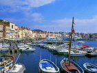 FRANCE, Provence, Cote d'Azure, ST TROPEZ, old town  waterfront and boats, FRA1947JPL