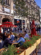 France, PARIS, Avenue des Champe Elysees, cafe scene, FR670JPL