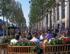 France, PARIS, Avenue des Champs Elysees, outdoor cafe scene, FRA681JPL