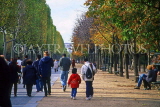 France, PARIS, Avenue des Champs Elysees, walking path, FR1644JPL