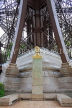 France, PARIS, Eiffel Tower, Gustave Eiffel sculpture under the tower, FRA2570JPL