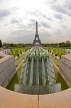France, PARIS, Eiffel Tower, and canon fountain, FRA2115JPL