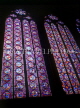 France, PARIS, Ile de la Cite, Sainte-Chapelle, upper chapel stained glass windows, FR1662JPL