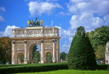 France, PARIS, Jardin des Tuileries, Arc de Triomphe du Carrousel, FRA1768JPL