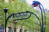France, PARIS, Metro sign, Metropolitain station, FRA2597JPL