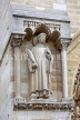 France, PARIS, Notre Dame Cathedral, detail; statues, FRA2575JPL