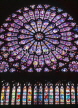 France, PARIS, Notre Dame Cathedral, famous Rose stained glass window, FRA1268JPL