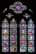 France, PARIS, Notre Dame Cathedral, stained glass window, FRA1609JPL