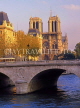 France, PARIS, Notre Dame Cathedral and River Seine, FRA2014JPL