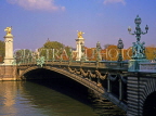 France, PARIS, Pont Alexandre III (bridge) and River Seine, FR2008JPL
