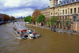 France, PARIS, River Seine with Bateaux Mouche, FRA2172JPL