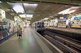 France, PARIS, Tuileries Metro Station, interior, FRA2109JPL