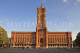 GERMANY, Berlin, Rotes Rathaus (Red City Hall), seat of city government, Alexanderplatz, GER1120JPL