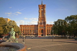 GERMANY, Berlin, Rotes Rathaus (Red City Hall), seat of city government, Alexanderplatz, GER1121JPL