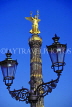 GERMANY, Berlin, Victory Monument (Grosse Stern) and street lamp, BER204JPL