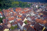 GERMANY, Freiburg im Breisgau, town view and rooftops, GER991JPL