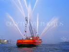 GERMANY, Hamburg, Port of Hambugh, Port Birthday celebrations, fire boat display, HAM512JPL