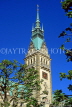 GERMANY, Hamburg, Rathaus (City Hall) Clock Tower, GER1052JPL