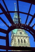 GERMANY, Hamburg, Rathaus (City Hall) spire, HAM731JPL