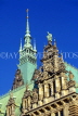 GERMANY, Hamburg, Rathaus (City Hall) spires, HAM706JPL
