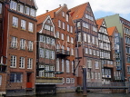 GERMANY, Hamburg, historic houses along Deichstrasse, HAM512JPL