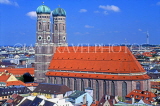GERMANY, Munich, city view with Frauenkirche (Cathedral), GER748JPL