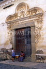 GUATEMALA, Antigua, colonial architecture, doorway, GUA109JPL