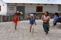 GUATEMALA, Lake Atitlan, Catarina village and children, GUA281JPL