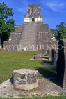 GUATEMALA, Mayan sites, TIKAL, Grand Plaza, Temple 2 (Temple of Masks), GUA254JPL
