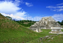 GUATEMALA, Tikal, Mayan sites, Zaculeu Plaza 1, GUA260JPL